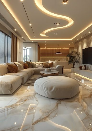 32 Simple Modern Gypsum Ceiling Design Ideas For Living Rooms